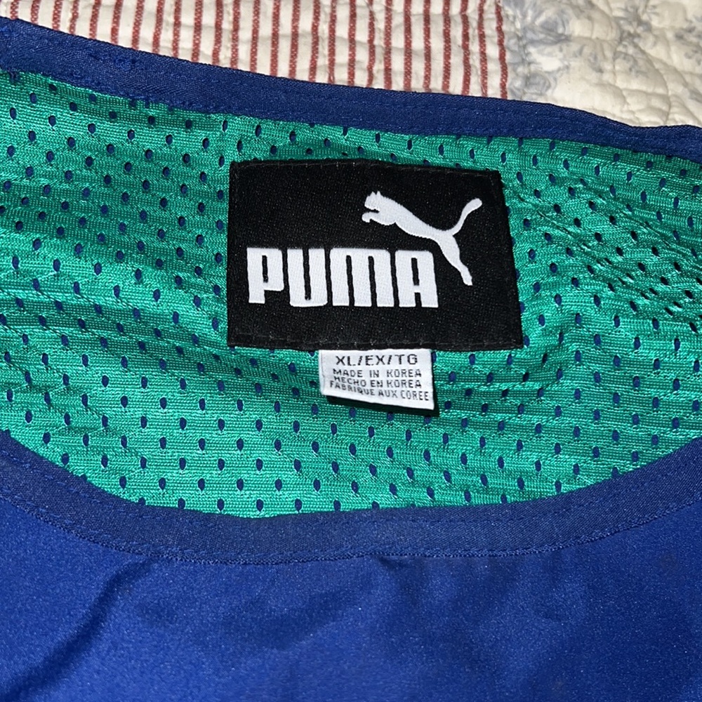 90’s Puma NFL Seattle Seahawks pullover windbreaker jacket XL Embroidered - Picture 5 of 7